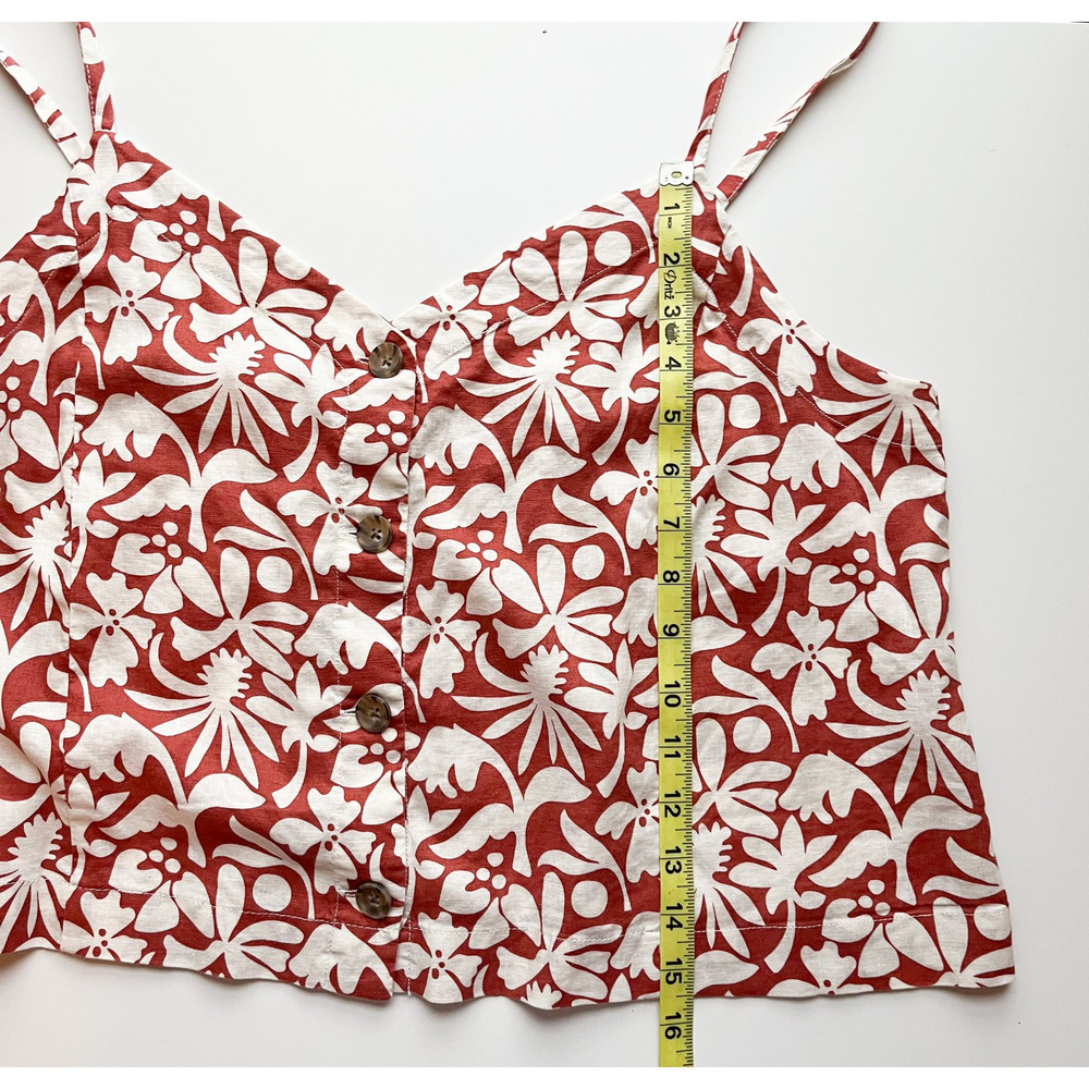Marine Layer Celeste Hemp Cami Tank Floral Womens XL Summer Travel Resort - Picture 11 of 13